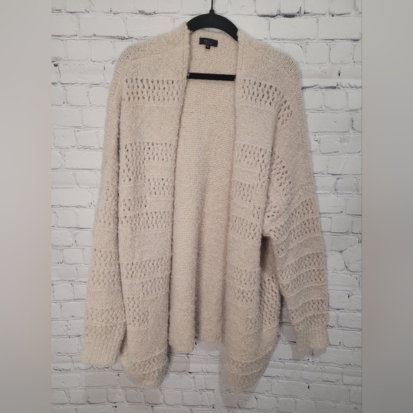 Debut Cardigan Size M/L Over-sized Beige Color - Picture 1 of 6